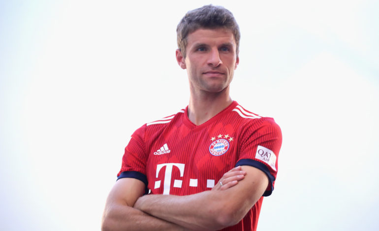 Thomas Müller auf der Bank