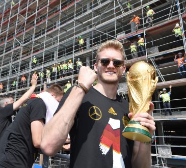 André Schürrle bei der WM-Feier 2014