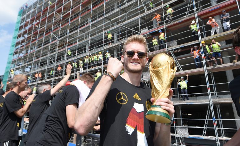 André Schürrle bei der WM-Feier 2014