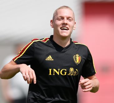 Casper De Norre beim Training der belgischen U21-Nationalmannschaft