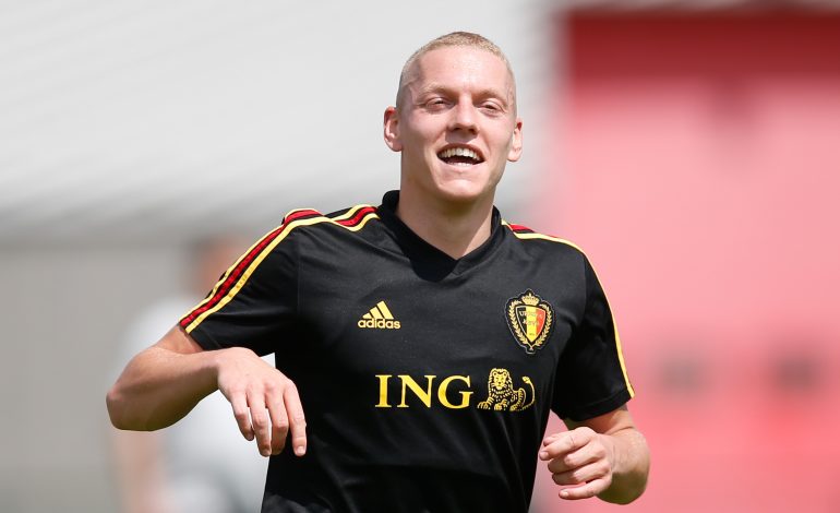 Casper De Norre beim Training der belgischen U21-Nationalmannschaft
