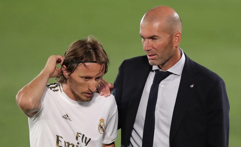 Luka Modric Christopher Nkunku Real Madrid RB Leipzig Zinedine Zidane