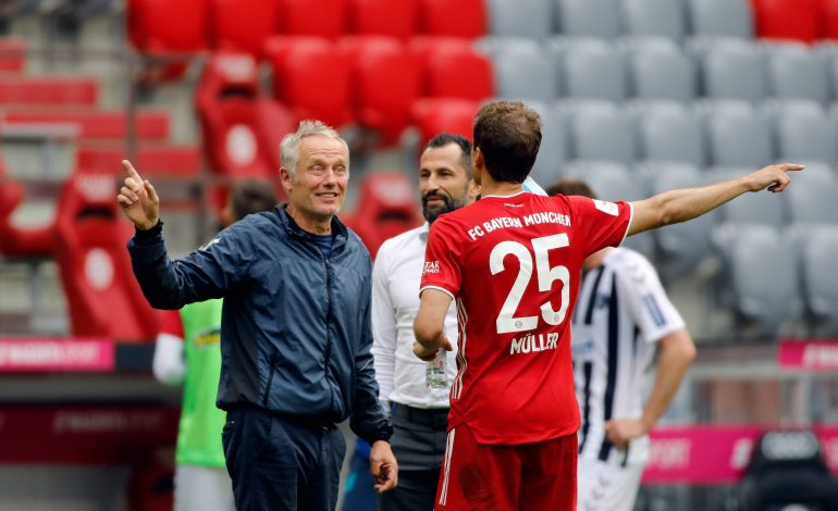 Bundesliga FC Bayern Thomas Müller Christian Streich SC Feiburg