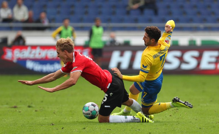 2. Bundesliga Niedersachsen-Derby Eintracht Braunschweig Hannover 96