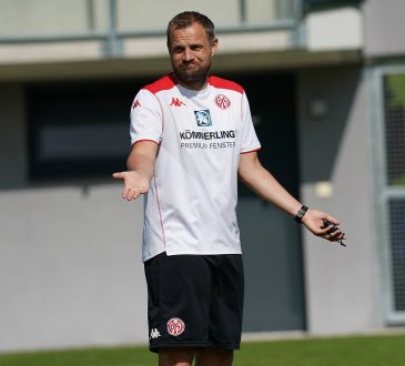 1. FSV Mainz 05 Aaron Martin Bo Svensson Christian Heidel Martin Schmidt Bundesliga
