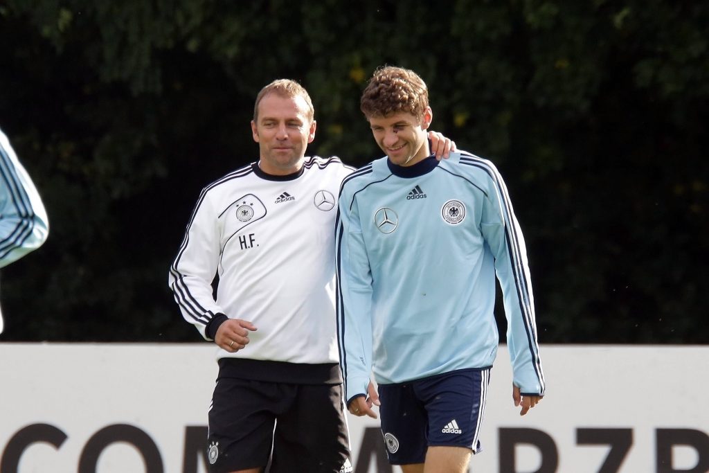 Müller Thomas Hansi Flick DFB Deutsche Nationalmannschaft FC Bayern München Bundesliga