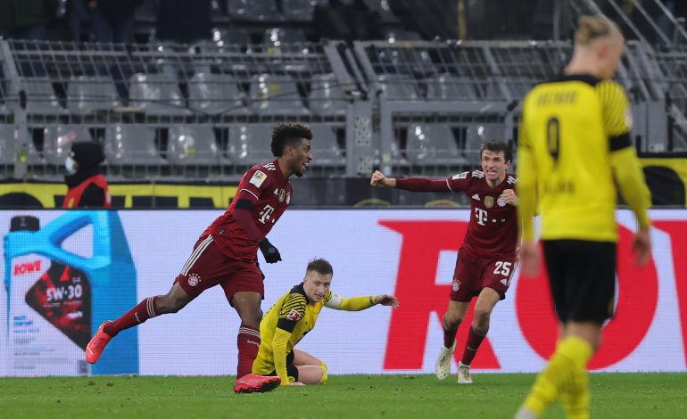 BVB FC Bayern Tor Coman