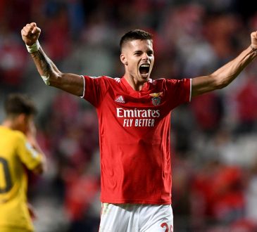 Julian Weigl von Benfica Lissabon jubelt