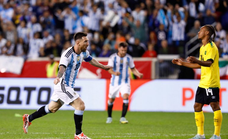 Lionel Messi 100. Sieg Argentinien