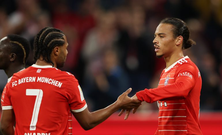 Leroy Sané Serge Gnabry Bayern München