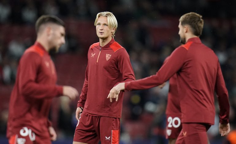 Kasper Dolberg FC Sevilla TSG 1899 Hoffenheim