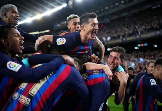 Barcelona Lewandowski Clasico
