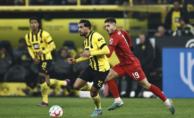 DFB-Pokal DFB-Pokal-Viertelfinale Viertelfinale SGE Eintracht Frankfurt 1. FC Union Berlin FC Bayern München SC Freiburg 1. FC Nürnberg VfB Stuttgart RB Leipzig Borussia Dortmund BVB