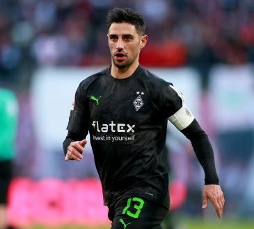 Foto von Lars Stindl beim Bundesligaspiel von Borussia Mönchengladbach gegen RB Leipzig. (Getty Images)