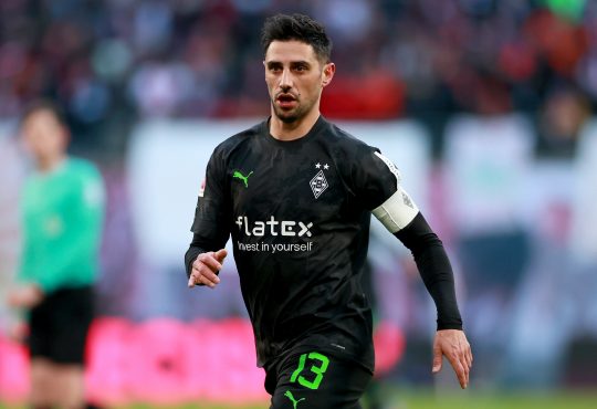 Foto von Lars Stindl beim Bundesligaspiel von Borussia Mönchengladbach gegen RB Leipzig. (Getty Images)