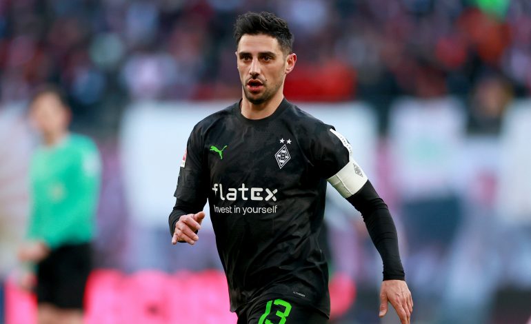 Foto von Lars Stindl beim Bundesligaspiel von Borussia Mönchengladbach gegen RB Leipzig. (Getty Images)