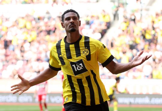 Sébastien Haller ist derzeit super in Form. Schießt er am Samstag seine Borussia zum Meistertitel?