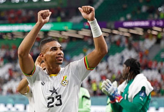 Alexander Djiku im Trikot von Ghana. Vielleicht spielt er bald bei Mainz 05