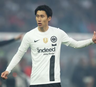 Foto von Daichi Kamada bei Eintracht Frankfurt im DFB-Pokal-Finale gegen RB Leipzig 2023/24 (0:2).