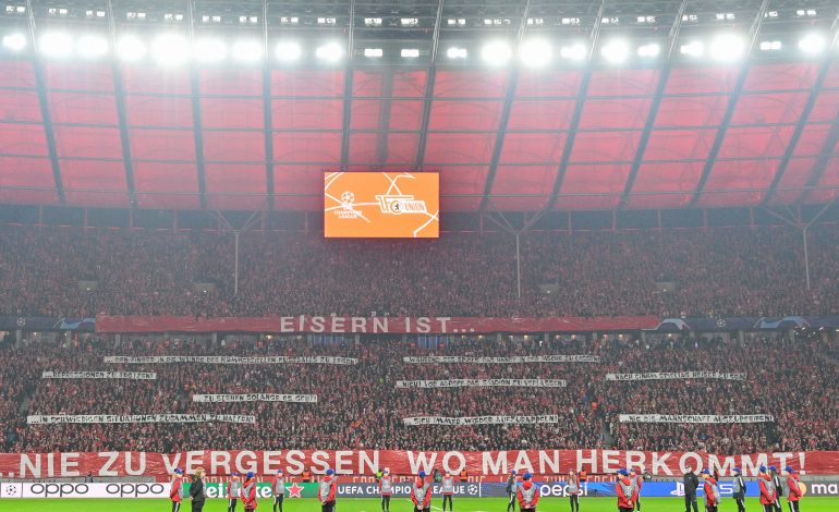 Die Fans von Union Berlin im Olympiastadion