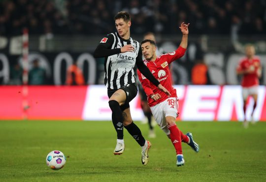 Tomáš Čvančara stürmt im Spiel gegen Union Berlin