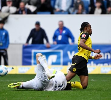 Oliver Baumann TSG Hoffenheim, Carney Chukwuemeka Borussia Dortmund