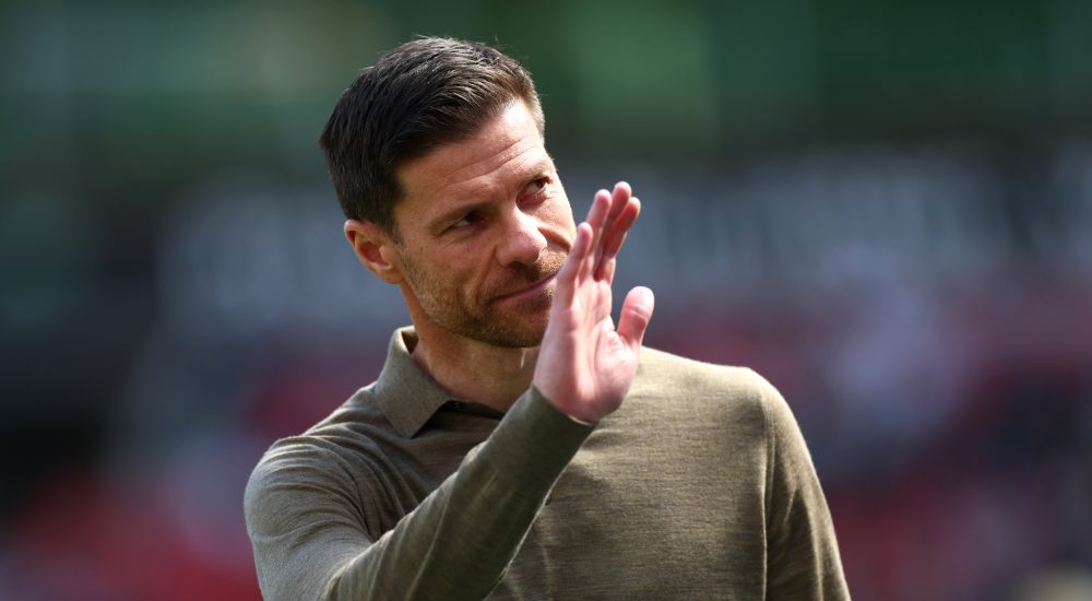 Foto von Cheftrainer Xabi Alonso von Bayer 04 Leverkusen. Foto-Credits: Getty Images.