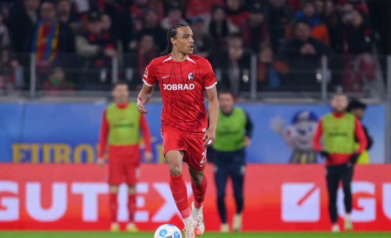 Kiliann Sildillia in seinem wohlmöglich letzten Spiel für den SC Freiburg gegen Werder Bremen.