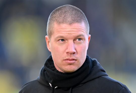 Mike Tullberg im Trainingsanzug vom BVB