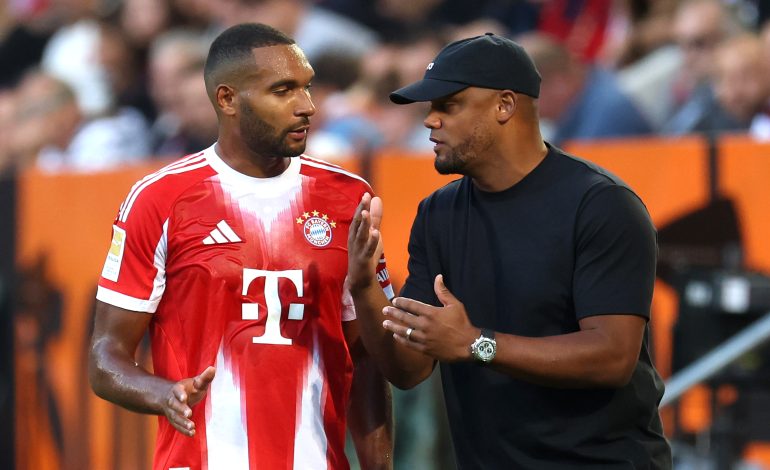 Jonathan Tah und Vincent Kompany, FC Bayern München