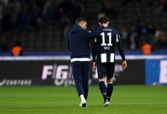 Stefan Leitl mit Fabian Reese, Hertha BSC