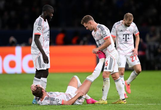 Dayot Upamecano, Harry Kane, Joshua Kimmich, FC Bayern München