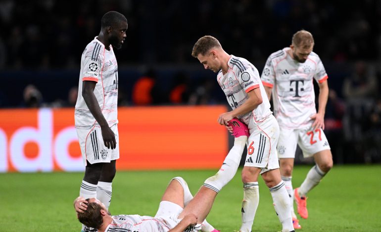 Dayot Upamecano, Harry Kane, Joshua Kimmich, FC Bayern München