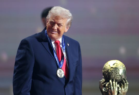 Donald Trump, WM-Auslosung