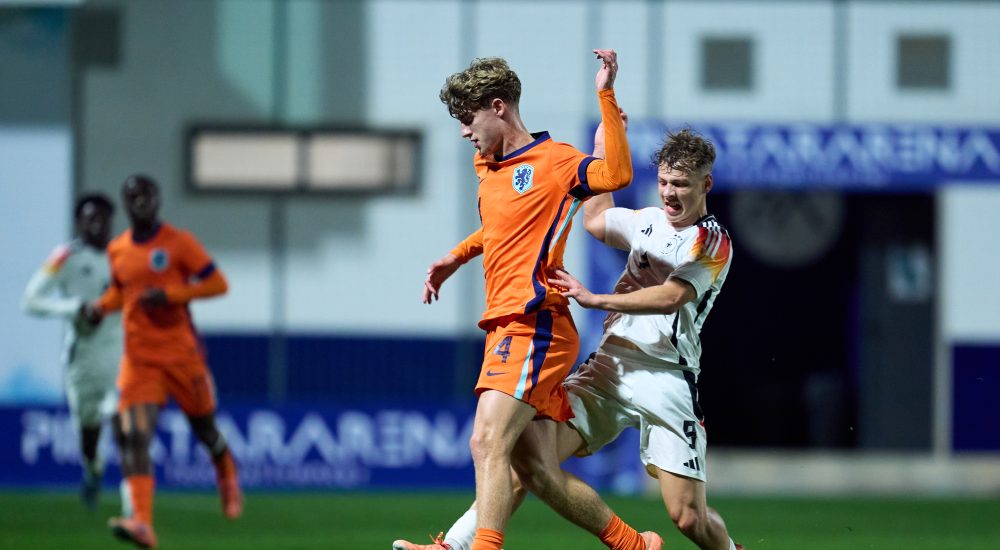 Ruud Nijstad beim U18-Länderspiel der Niederlande gegen Deutschland.
