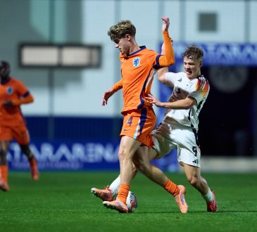 Ruud Nijstad beim U18-Länderspiel der Niederlande gegen Deutschland.