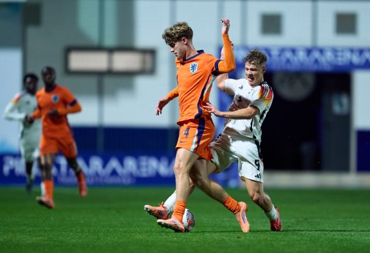 Ruud Nijstad beim U18-Länderspiel der Niederlande gegen Deutschland.