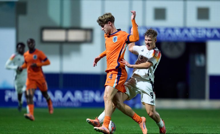Ruud Nijstad beim U18-Länderspiel der Niederlande gegen Deutschland.