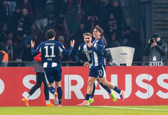 Fabian Reese, Marten Winkler, Kennet Eichhorn, Hertha BSC