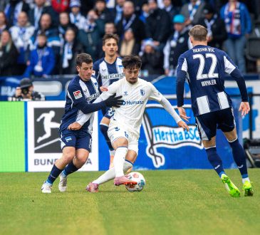 Diego Demme, Dawid Kownacki, Marten Winkler, Hertha BSC