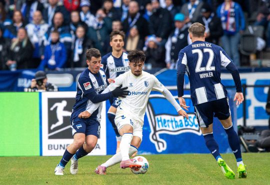 Diego Demme, Dawid Kownacki, Marten Winkler, Hertha BSC