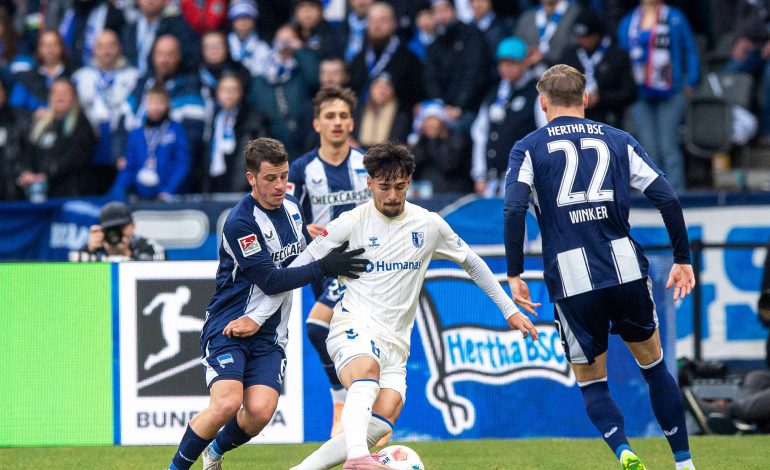 Diego Demme, Dawid Kownacki, Marten Winkler, Hertha BSC