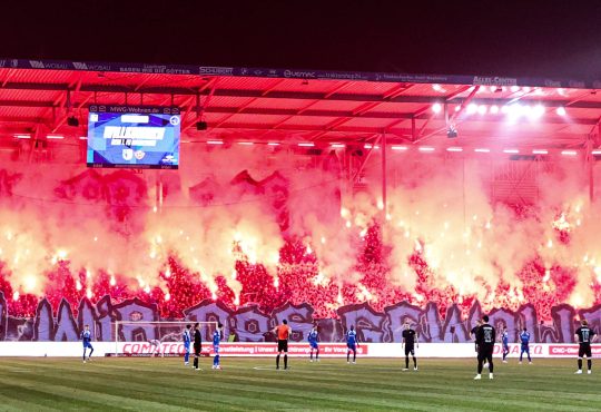 Fans, 1. FC Magdeburg vs Dynamo Dresden