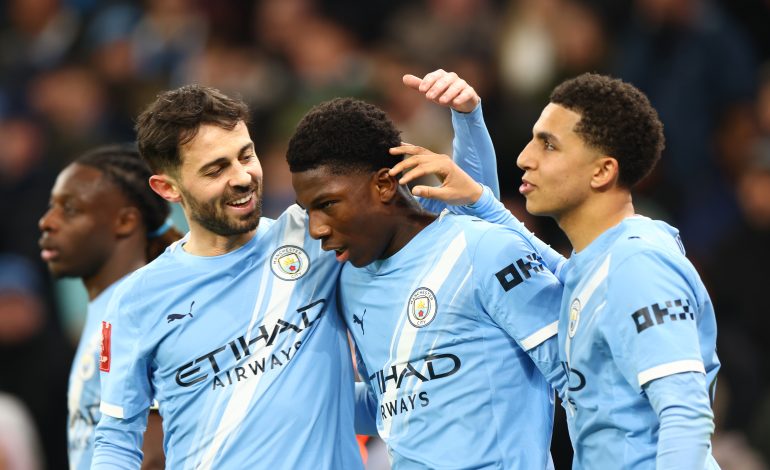 Bernardo Silva, Ryan McAidoo und Rico Lewis