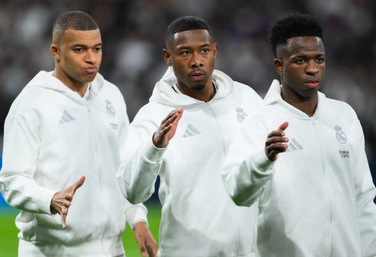 Kylian Mbappe, David Alaba, Vinicius Junior