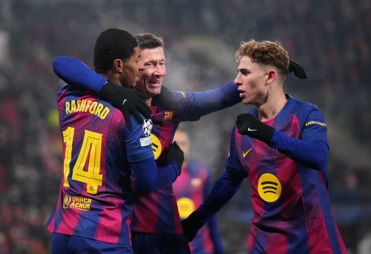 Marcus Rashford, Robert Lewandowski, Fermin Lopez