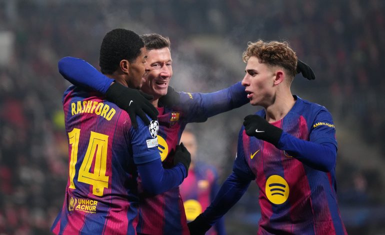 Marcus Rashford, Robert Lewandowski, Fermin Lopez