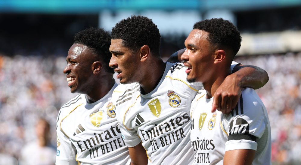 Vinicius Junior, Jude Bellingham. Trent Alexander-Arnold