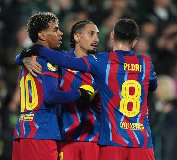 Lamine Yamal, Raphinha, Pedri