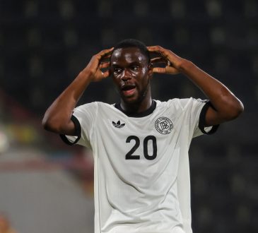 Ilyas Ansah im Trikot der U21-Nationalmannschaft